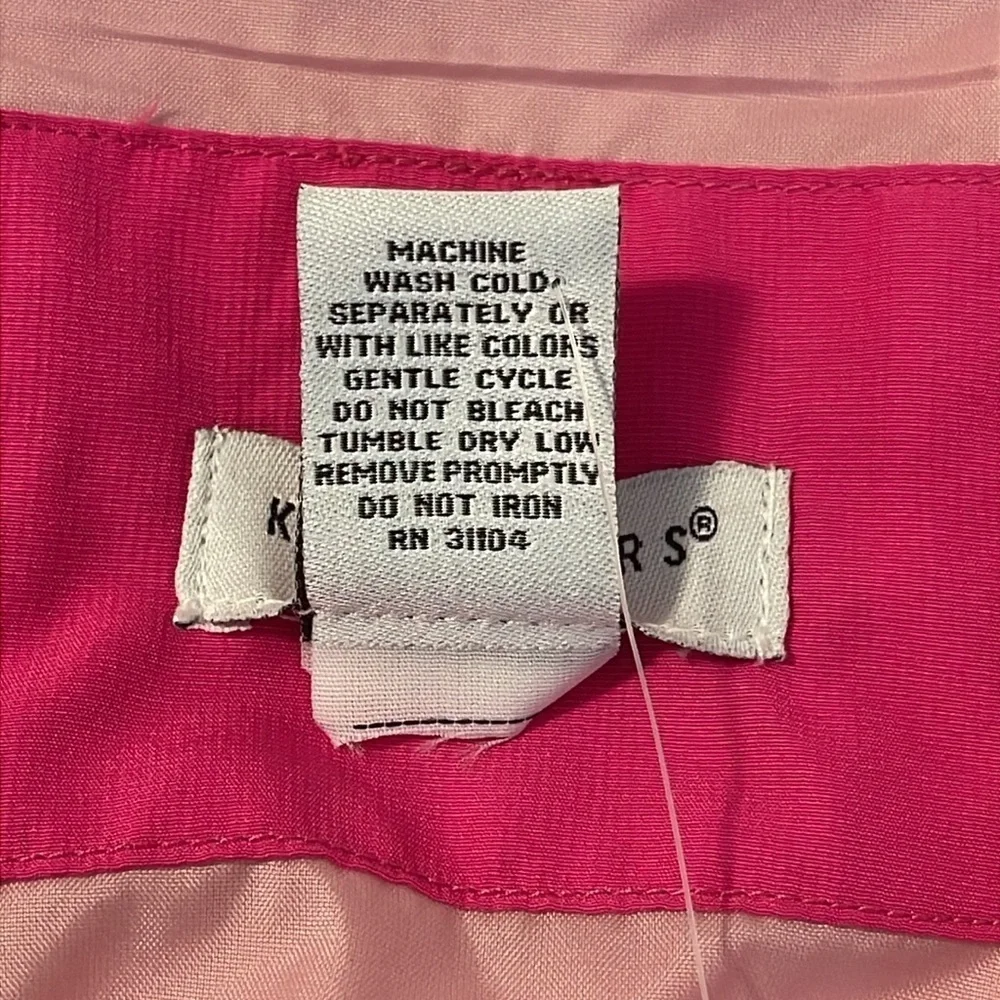 NWT Kim Rogers Pink Satin Lined Quilted Jacket Size 1X NWT